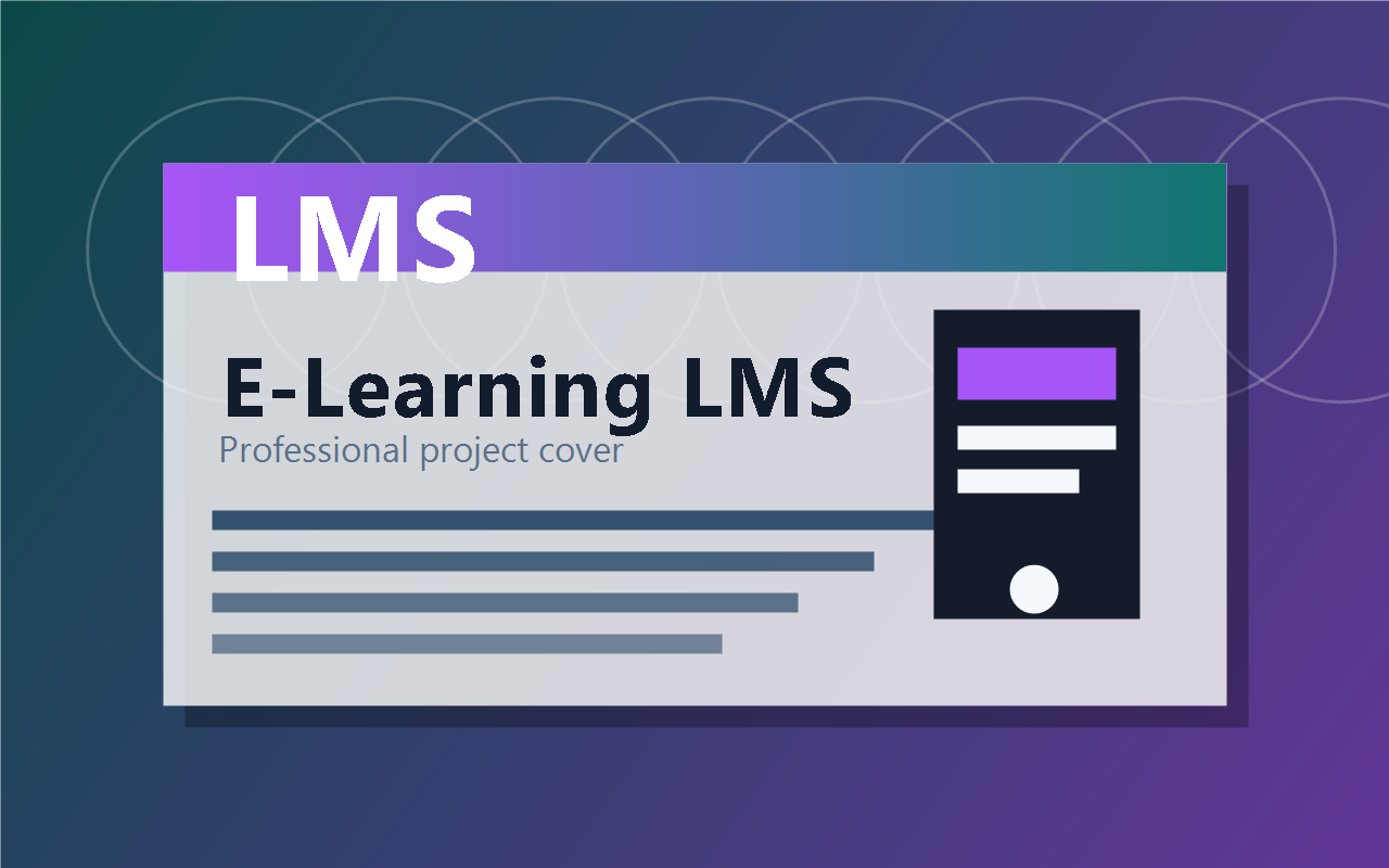 LMS e-learning platform project cover