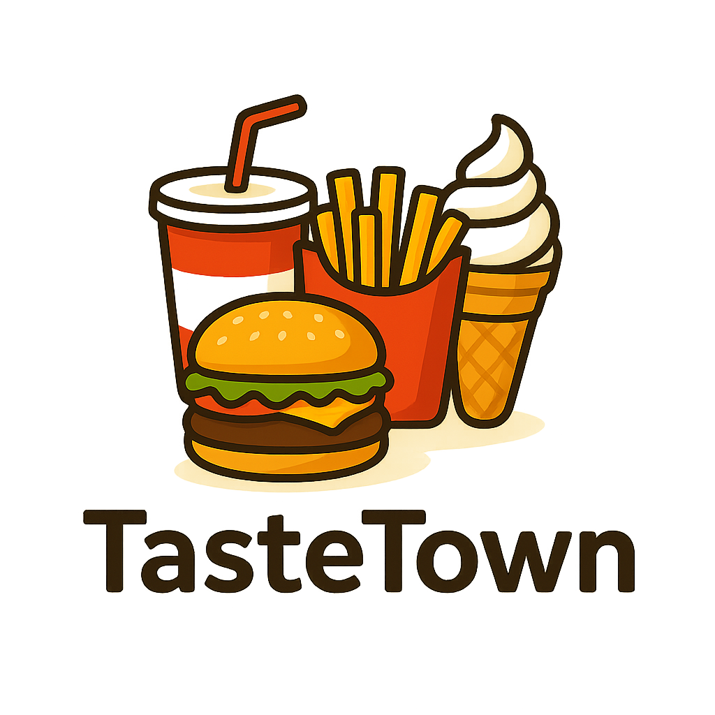 TasteTown restaurant branding preview